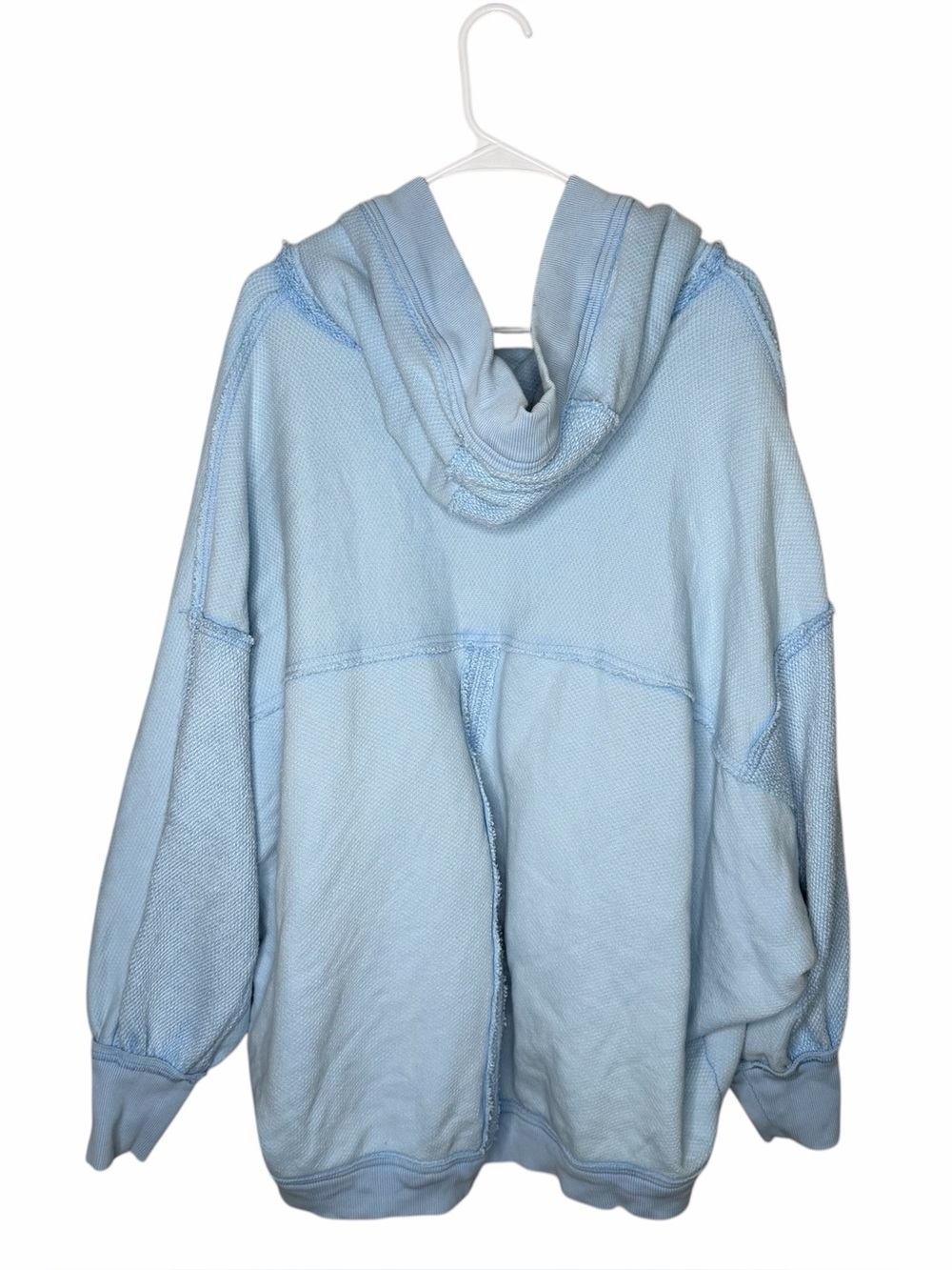 We The Free Forever Yours Cardi Size Small in Baby Blue Eyes Cardigan Hooded - Picture 4 of 8